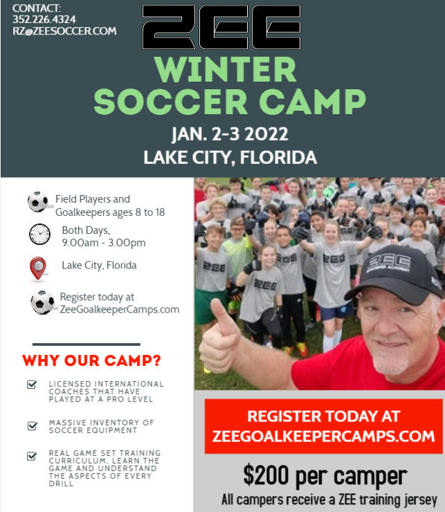 2022 Winter Soccer Camp Columbia Youth Soccer Association
